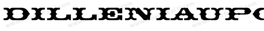 dilleniaupcbold regu字体转换